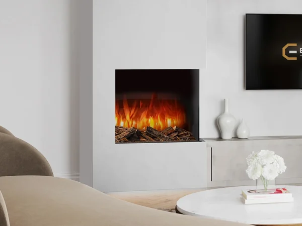 E762 Econovex Media Wall Panoramic 30 Inch Electric Fire - Image 4